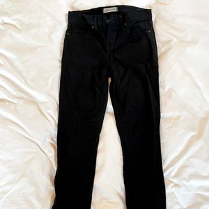 Madewell skinny high riser chino denim - black size 26